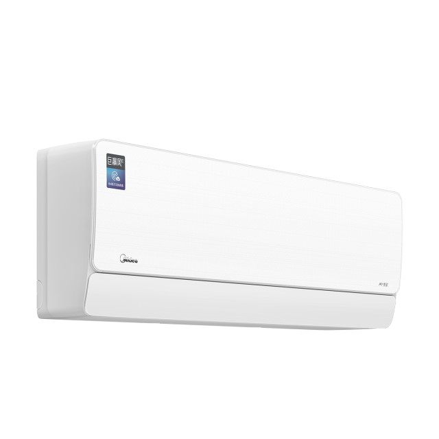 美的空调 巨瀑风E KFR-26GW/C1-1S 变频 分体套机 极地白 美的