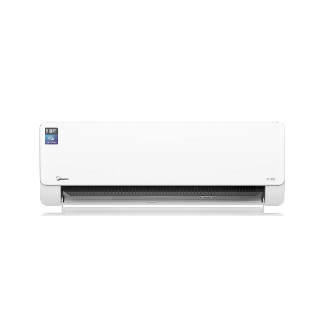 美的空调 巨瀑风E KFR-26GW/C1-1S 变频 分体套机 极地白 美的