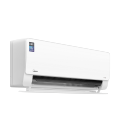 美的空调 巨瀑风E KFR-26GW/C1-1S 变频 分体套机 极地白 美的