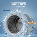 TB100V63AB 波轮全自动洗衣机 玄武灰 门盖高光黑