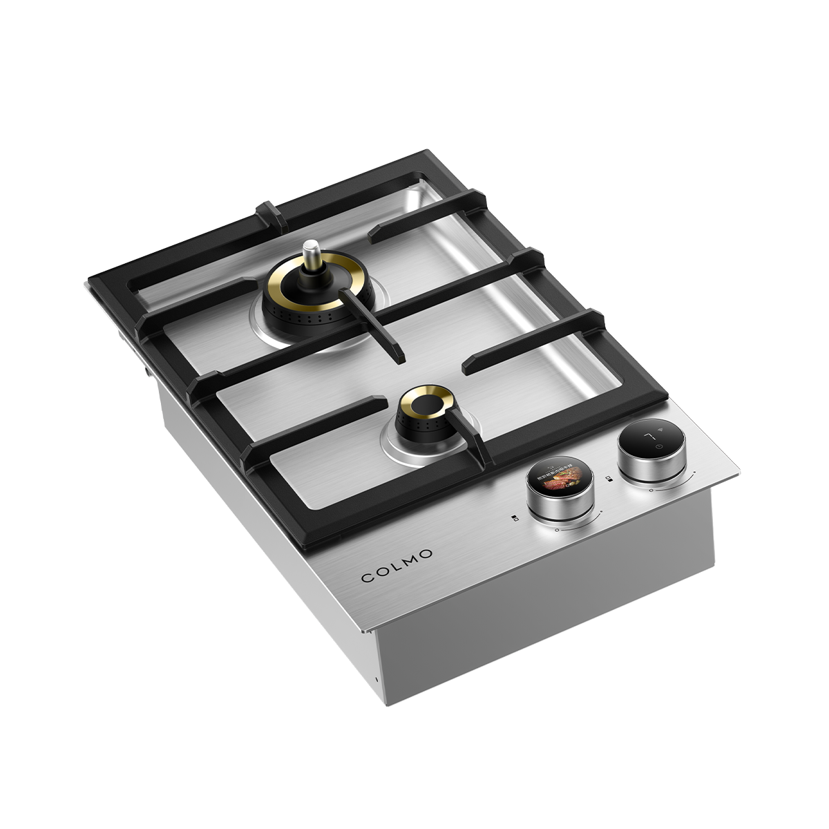 【企业补贴】COLMO JZT-DMO-D 嵌入式燃气灶 不锈钢 双头 天然气