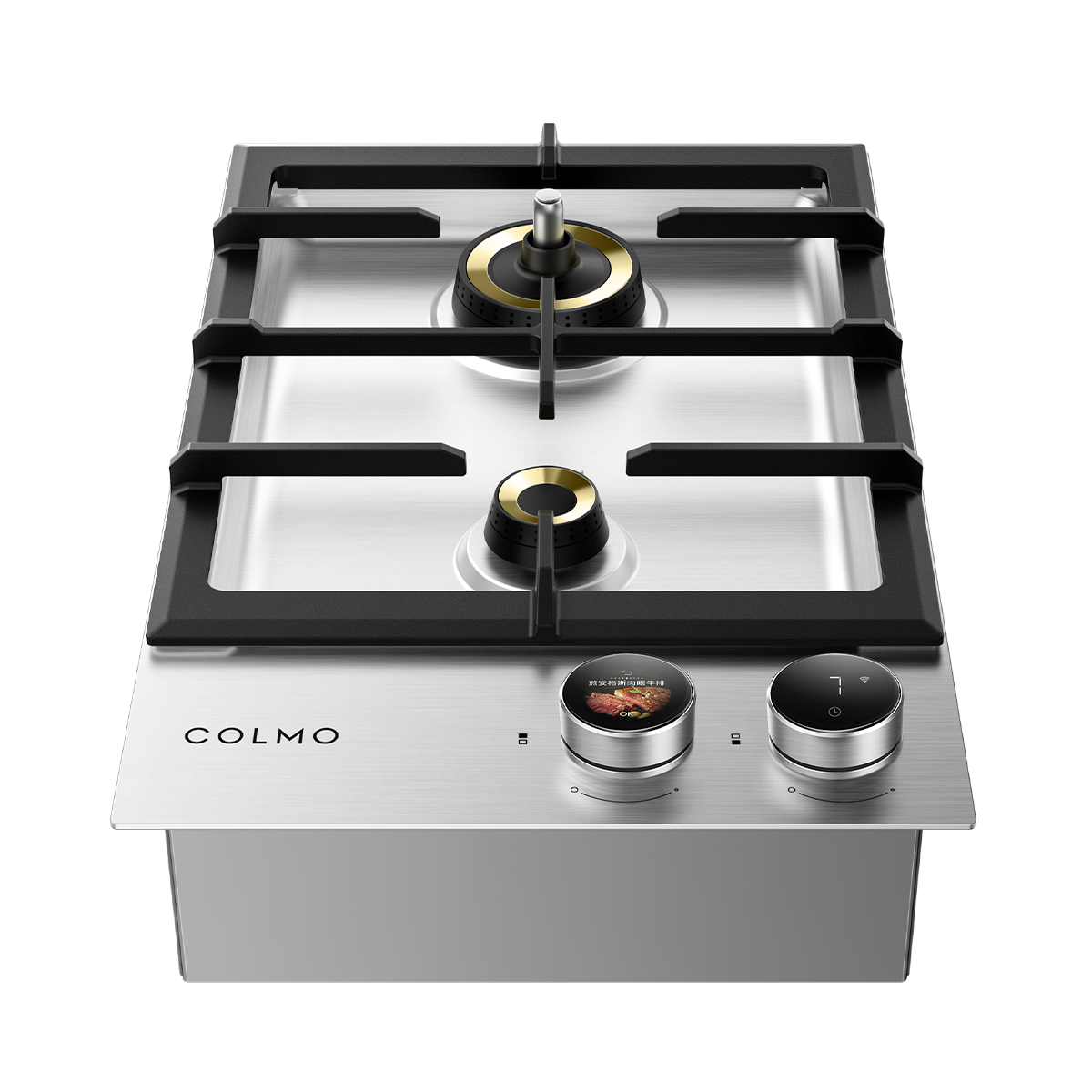 【企业补贴】COLMO JZT-DMO-D 嵌入式燃气灶 不锈钢 双头 天然气