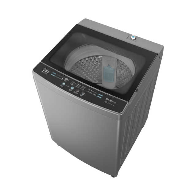 美的12kg波轮全自动洗衣机 玄武灰 直驱变频安静 MB120L3D