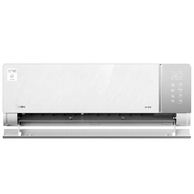 美的空调 鲜净感 空气机T2 KFR-35GW/T2 无风感 变频一级能效 分体套机 极地白 