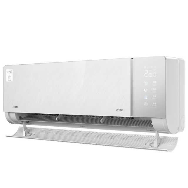 美的空调 鲜净感 空气机T2 KFR-35GW/T2 无风感 变频一级能效 分体套机 极地白 