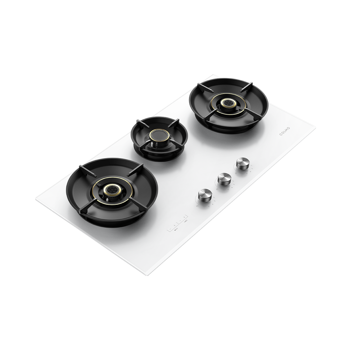 COLMO云璃白灶具 天燃气灶具定时嵌入式5.2K大火力家用灶炉台三灶同饪 X1 天然气