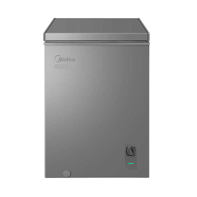 美的冷柜 100升 速冻冰柜 D+速冻技术 减霜系统 BD/BC-100KMF(E) 钛钢灰