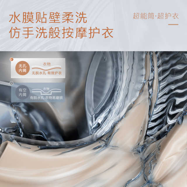 【COLMO】北极星纯平全嵌10kg滚筒洗衣机 无孔内筒 AI云脑智算  CG10W-C2