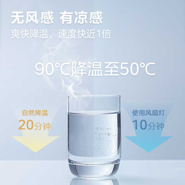 美的风扇灯 优享风  42寸 全白 全光谱  无极+蓝牙 MF-66DY3