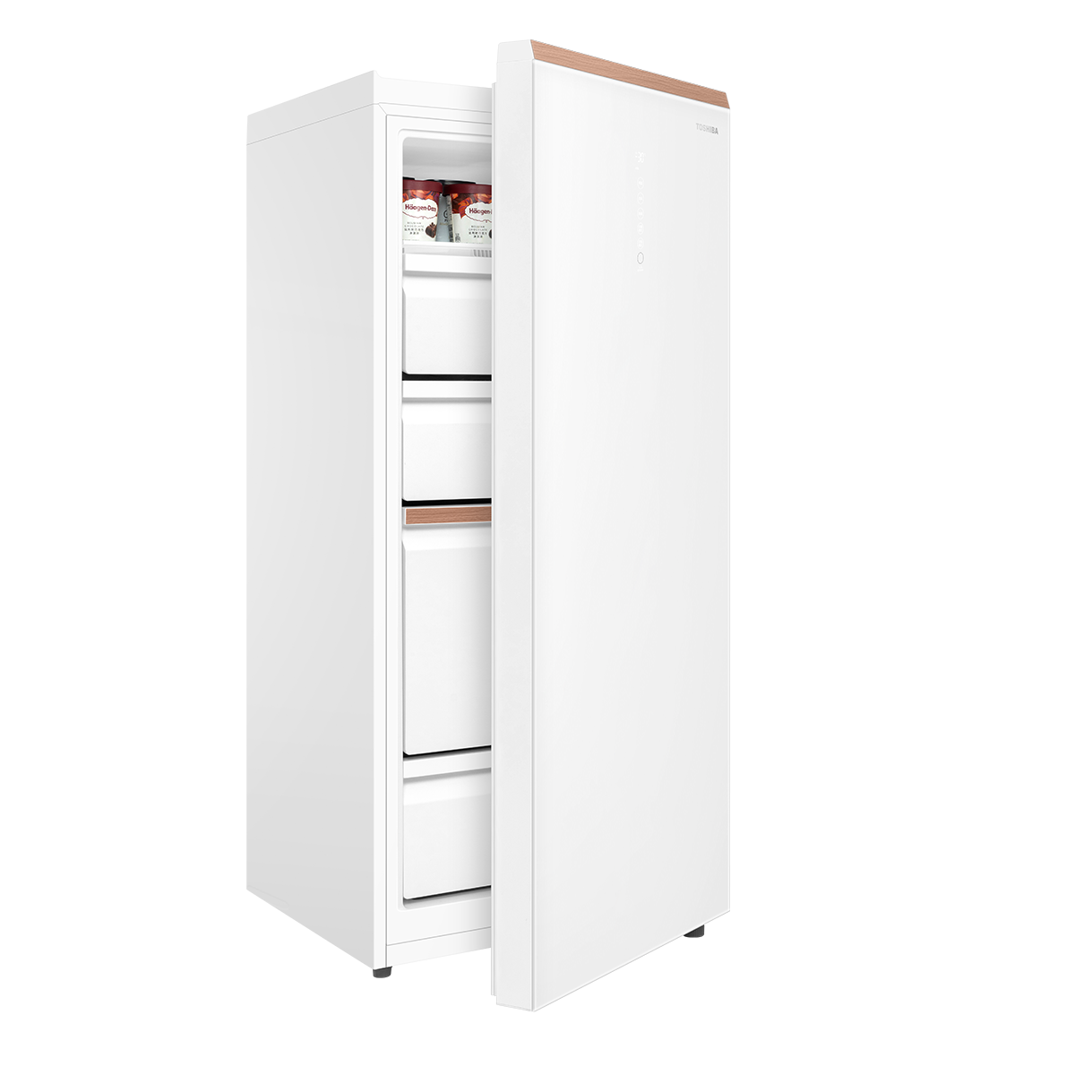 东芝 冷柜 GR-RU189WE-PG1B3 富士白