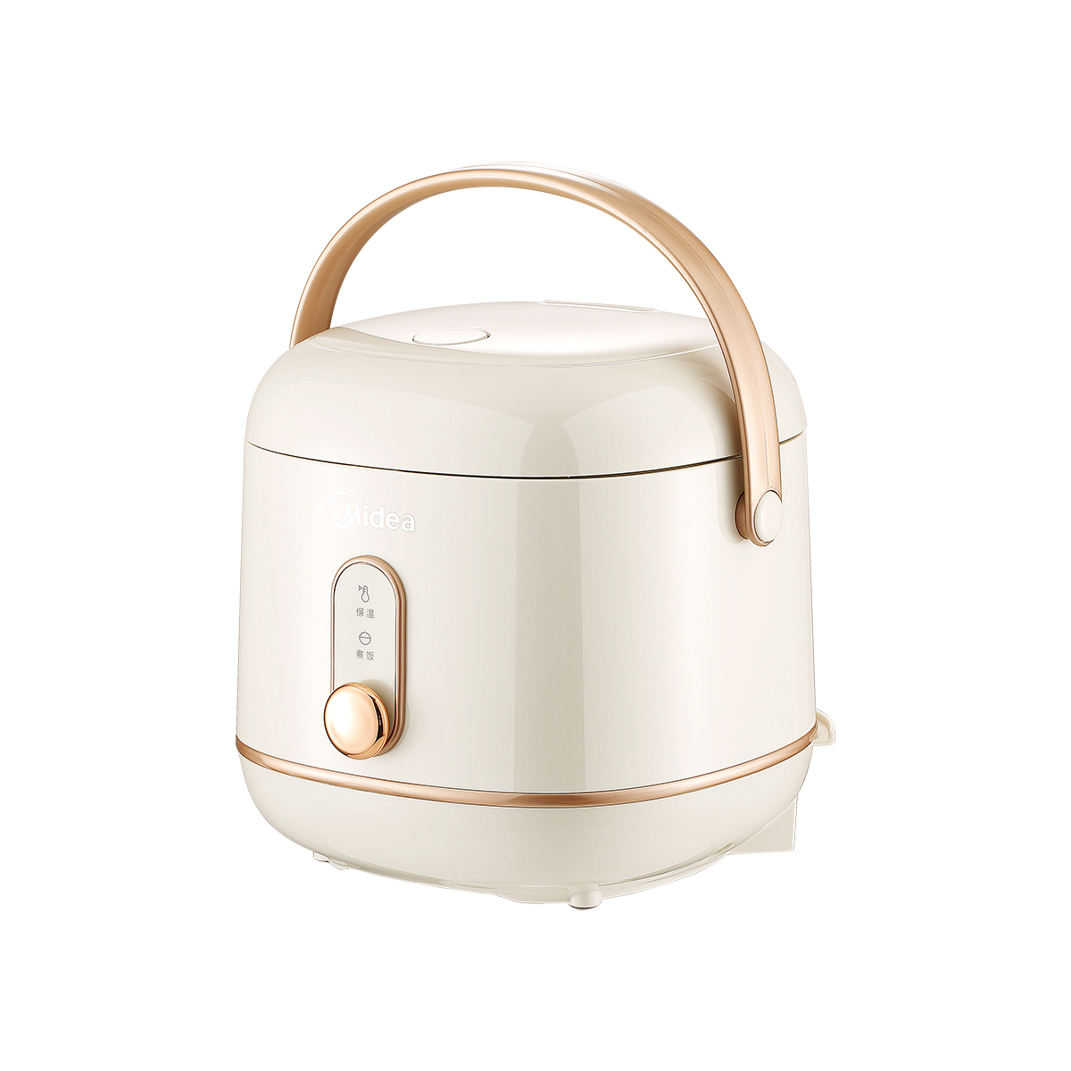 美的机械式电饭煲 MB-JA122 1.2L容量 热盘 白玉晶釜