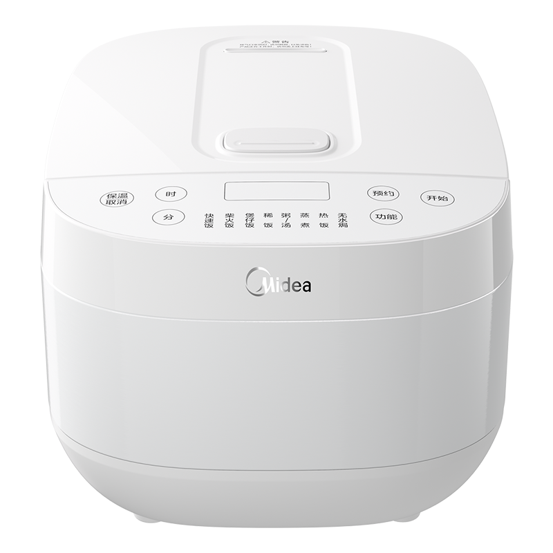 美的 全智能电饭煲 MB-RE418 黑瓷圆釜 4L容量