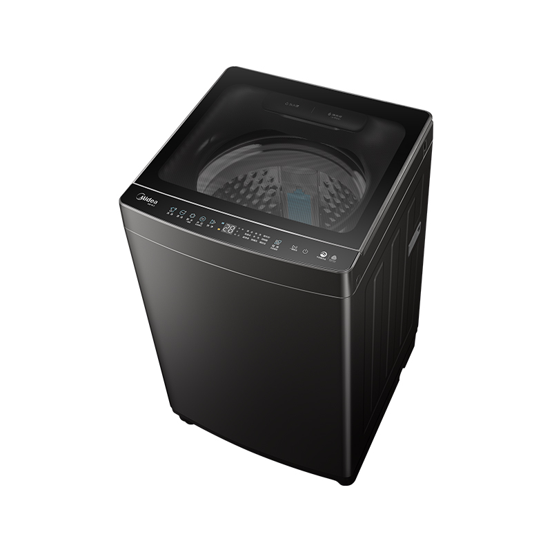 【美的】MB10L5 波轮全自动洗衣机 金属钛 门盖金属钛,白玻