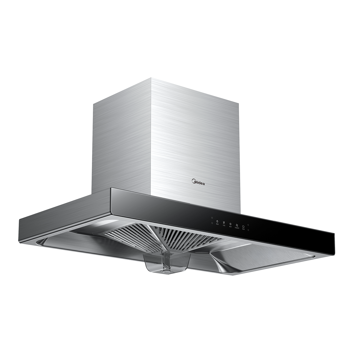 CXW-260-B81P T型烟机 触摸+挥手 冷轧板喷涂+玻璃 中国