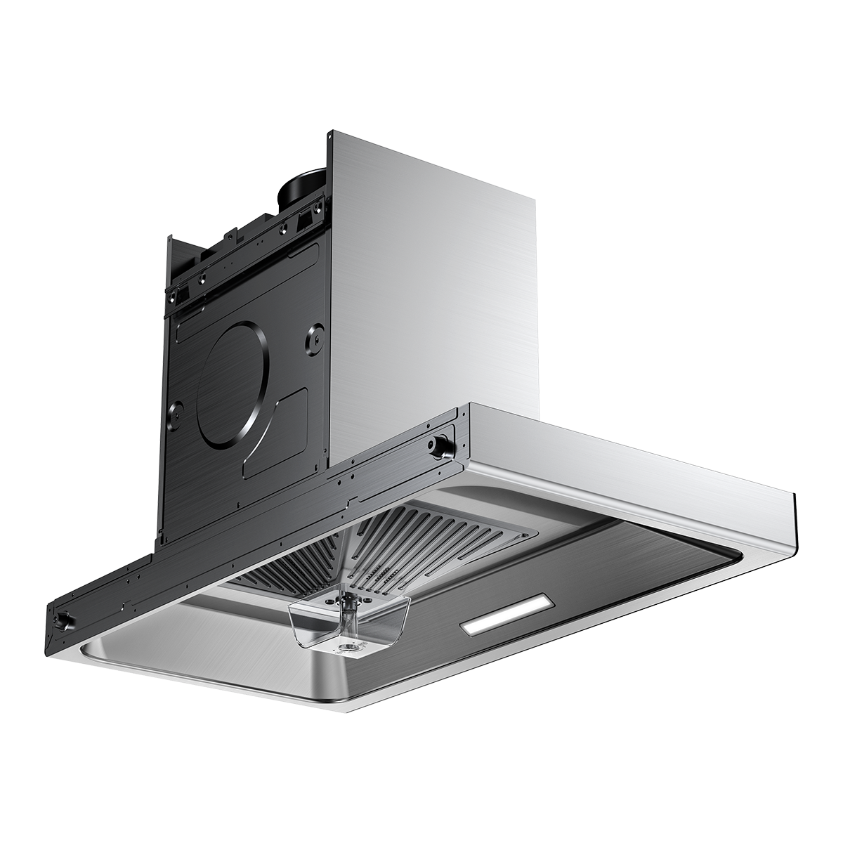 CXW-260-B81P T型烟机 触摸+挥手 冷轧板喷涂+玻璃 中国