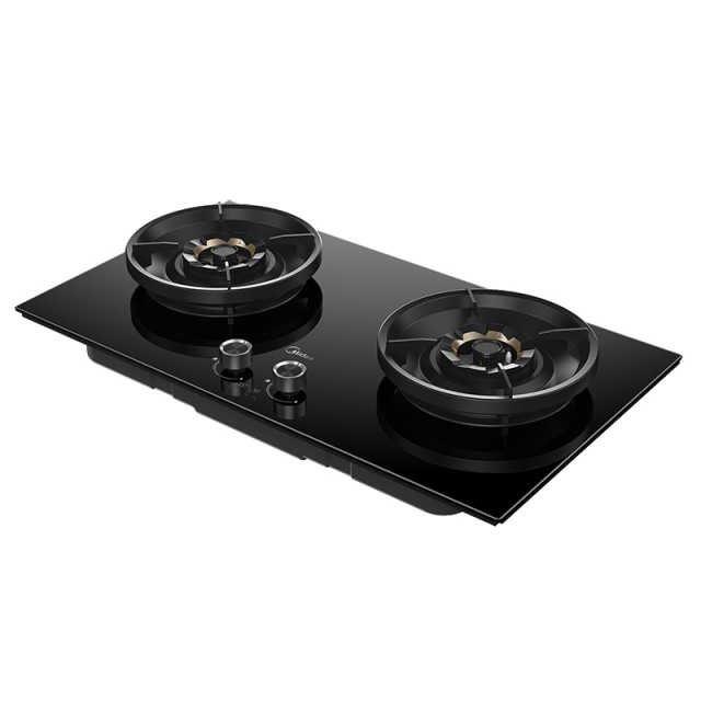 美的JZT-QD529家用5.2KW大火力燃气灶双边定时灶台嵌两用双灶天然气灶