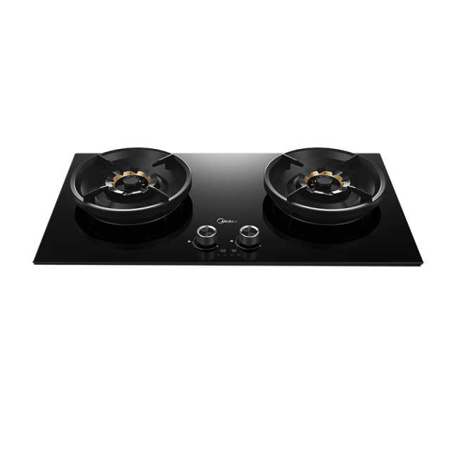 美的JZT-QD529家用5.2KW大火力燃气灶双边定时灶台嵌两用双灶天然气灶