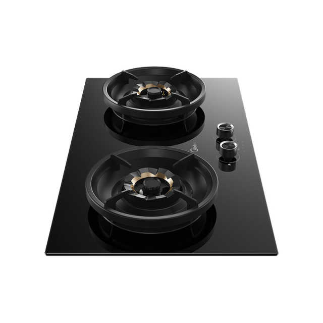 美的JZT-QD529家用5.2KW大火力燃气灶双边定时灶台嵌两用双灶天然气灶