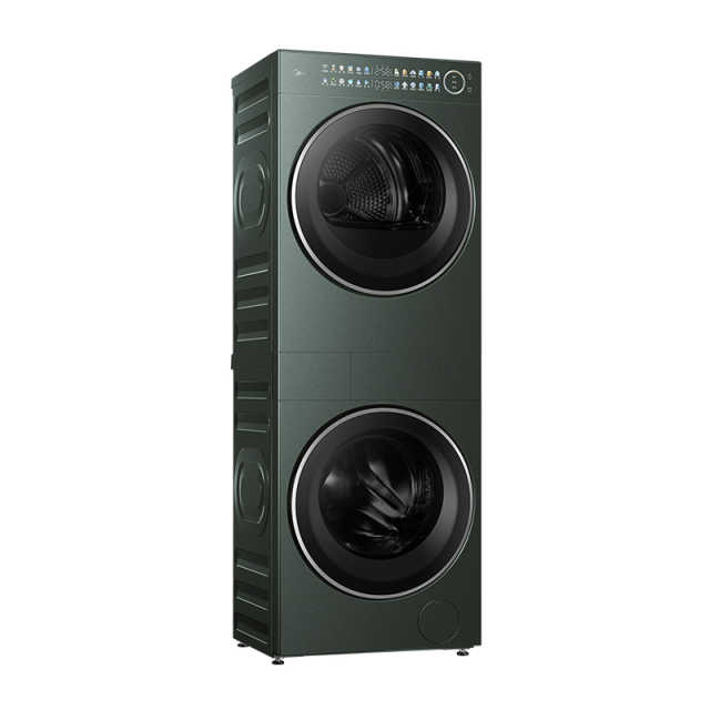 【新品】美的清风明月2.0洗烘塔 10KG洗+10KG烘 纯平全嵌一体成型热泵 MGH20L7-G