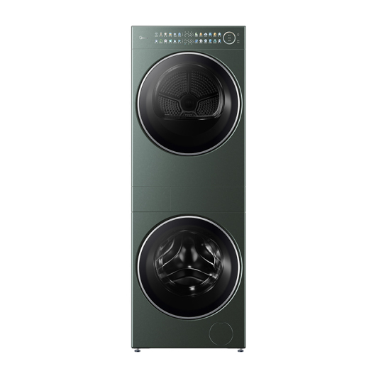 【新品】美的清风明月2.0洗烘塔 10KG洗+10KG烘 纯平全嵌一体成型热泵 MGH20L7-G