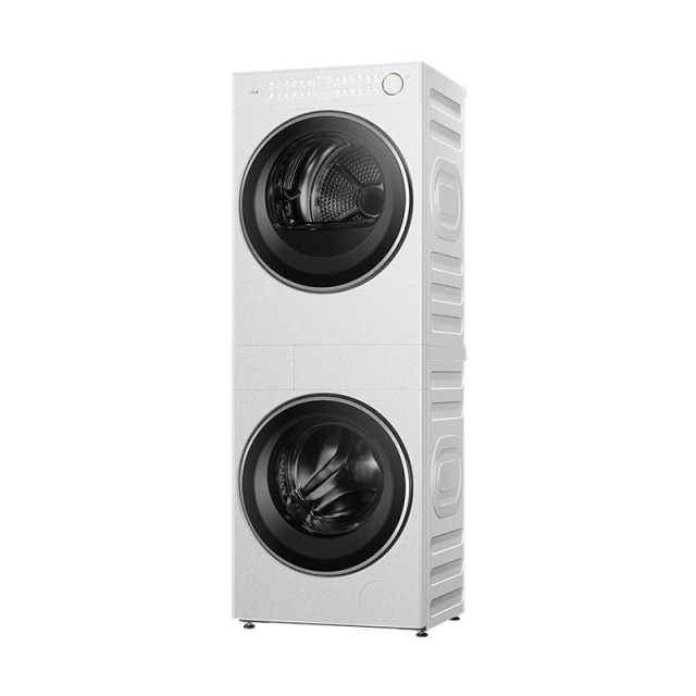 【新品】美的清风明月2.0洗烘塔 10KG洗+10KG烘 纯平全嵌一体成型热泵 MGH20L5-W