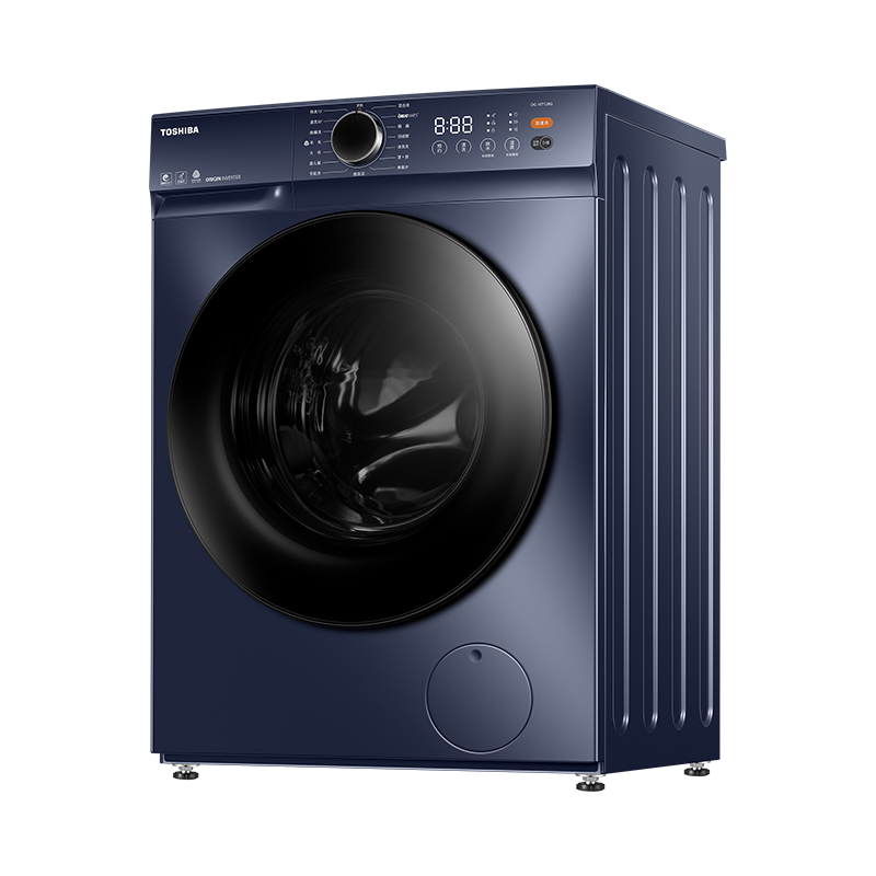 【企业补贴】东芝10KG滚筒洗衣机 空山黛 UFB超微泡 巨浪洗 健康除螨 DG-10T12BG