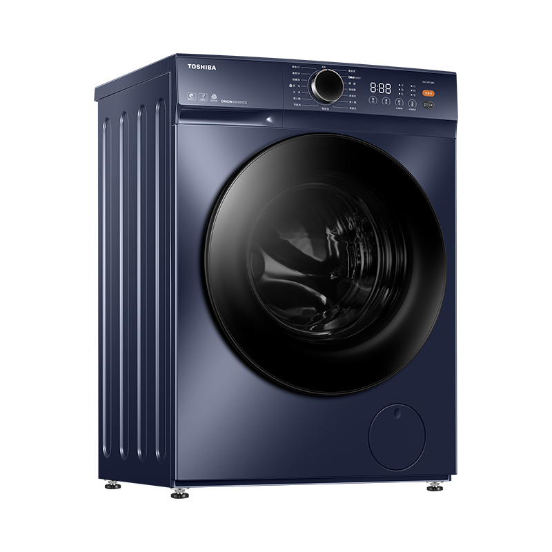 【企业补贴】东芝10KG滚筒洗衣机 空山黛 UFB超微泡 巨浪洗 健康除螨 DG-10T12BG
