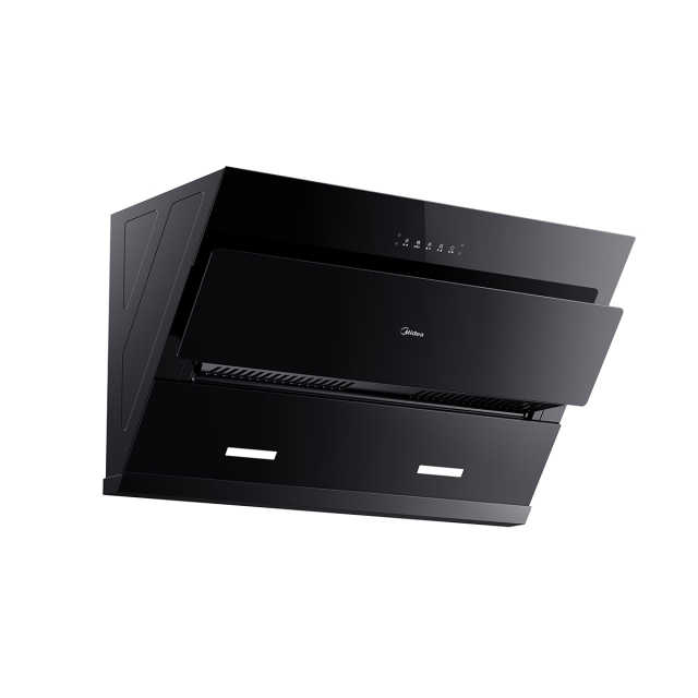 美的油烟机CXW-280-J25S PRO侧吸式 22m³大吸力 500pa静压 挥手智控 