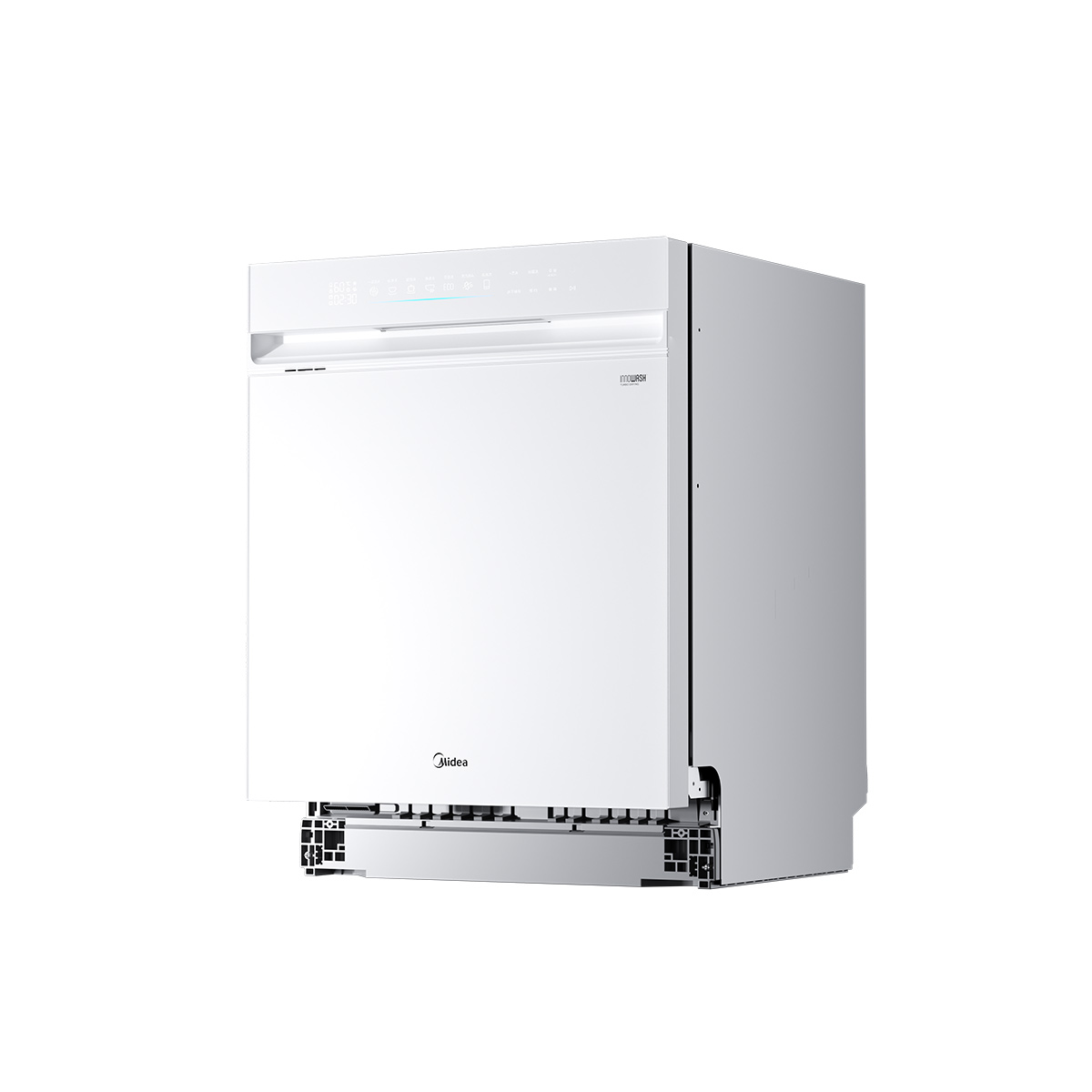 美的万向强洗独嵌洗碗机X6S Max（白）升级18套 四星消毒 一键洗烘蒸汽