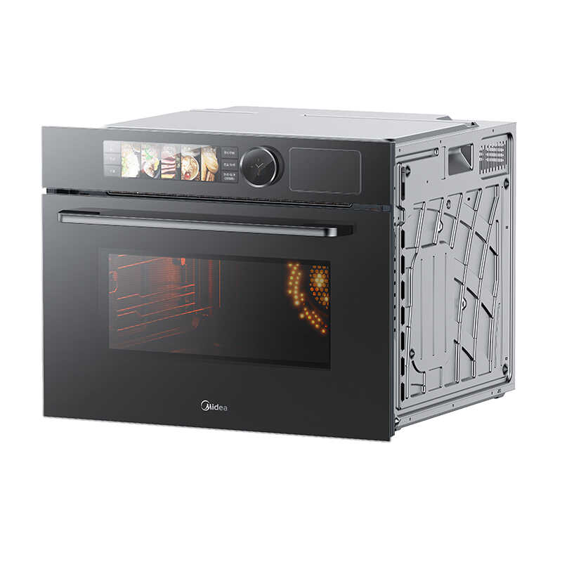 美的知味感2.0嵌入式微蒸烤一体机 石墨烯涡轮热风 智能控湿系统 BG50F62