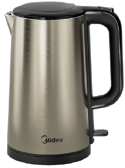 美的 电水壶 MK-SH20M121a  2L全钢无缝双层防烫 316L不锈钢