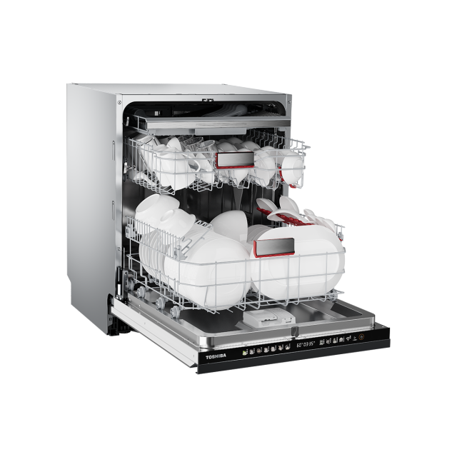 东芝（TOSHIBA）TH0 MAX嵌入式洗碗机 18套 85℃高温洗 卫星喷臂 微泡洗