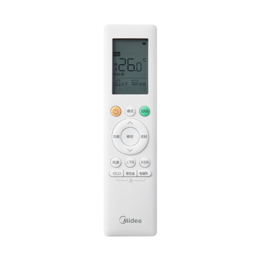 美的空调遥控器 适用KFR-35GW/N8MWA1/BP3DN8Y-D(2)-W