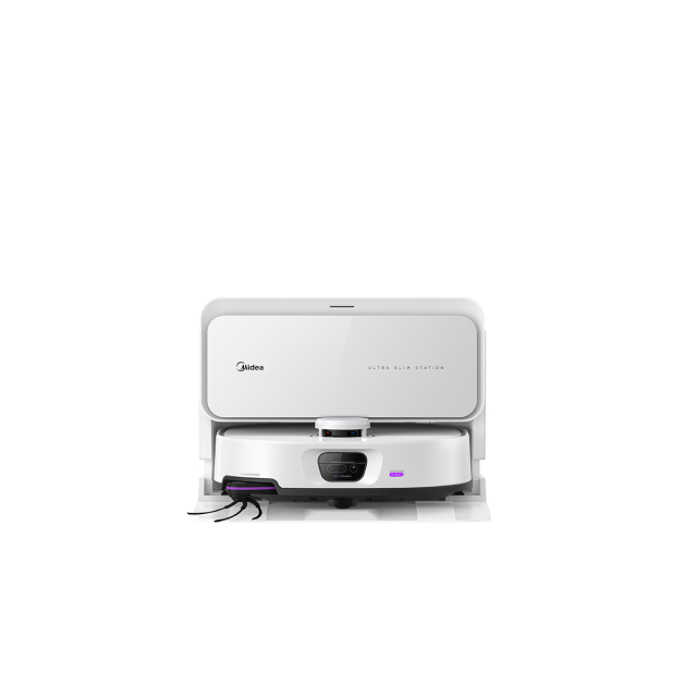 美的（Midea）扫地机器人 灵眸V16 Pro超薄mini基站自动上下水版 扫拖一体