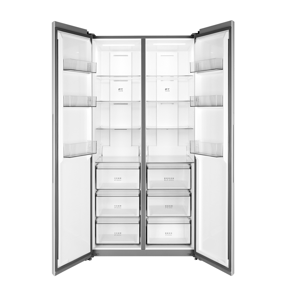 【企业补贴】美的 冰箱 BCD-750WKPZM(E) 幻影灰