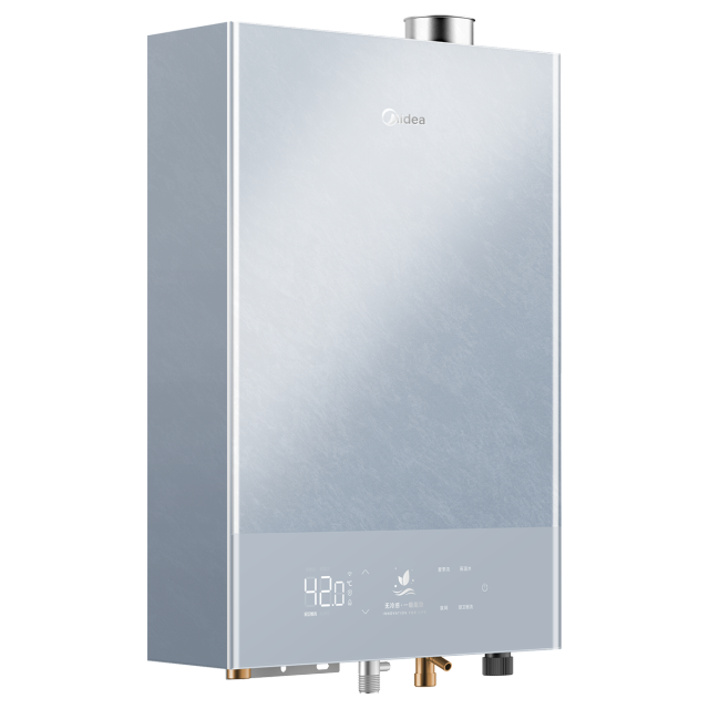 美的燃气热水器JSLQ27-M10A Pro16L天然气 1级能效 无冷凝管 安睡系列一级静音