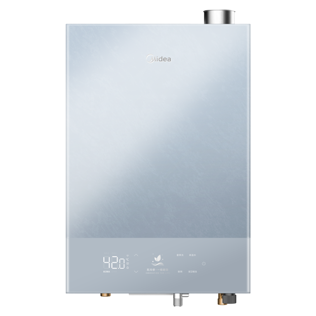 美的燃气热水器JSLQ27-M10A Pro16L天然气 1级能效 无冷凝管 安睡系列一级静音