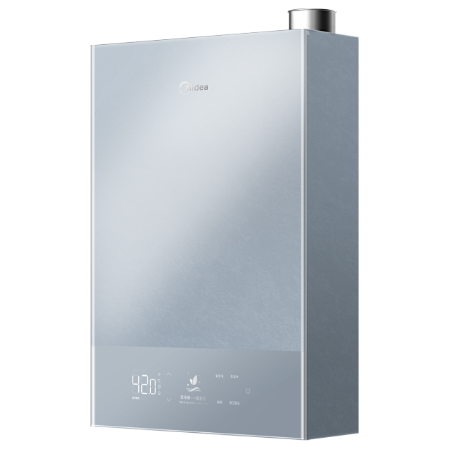 美的燃气热水器JSLQ27-M10A Pro16L天然气 1级能效 无冷凝管 安睡系列一级静音