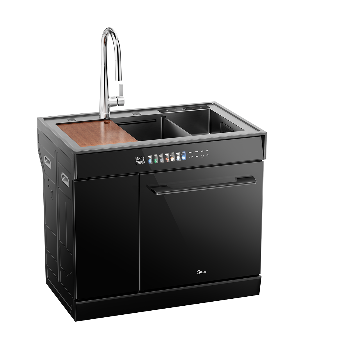 美的水槽洗碗机XH09Pro 果蔬净化版  生鲜活氧洗 15套大容量 四星消毒 