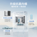 TB80V26DT 波轮全自动洗衣机 金属钛 门盖透明烟灰