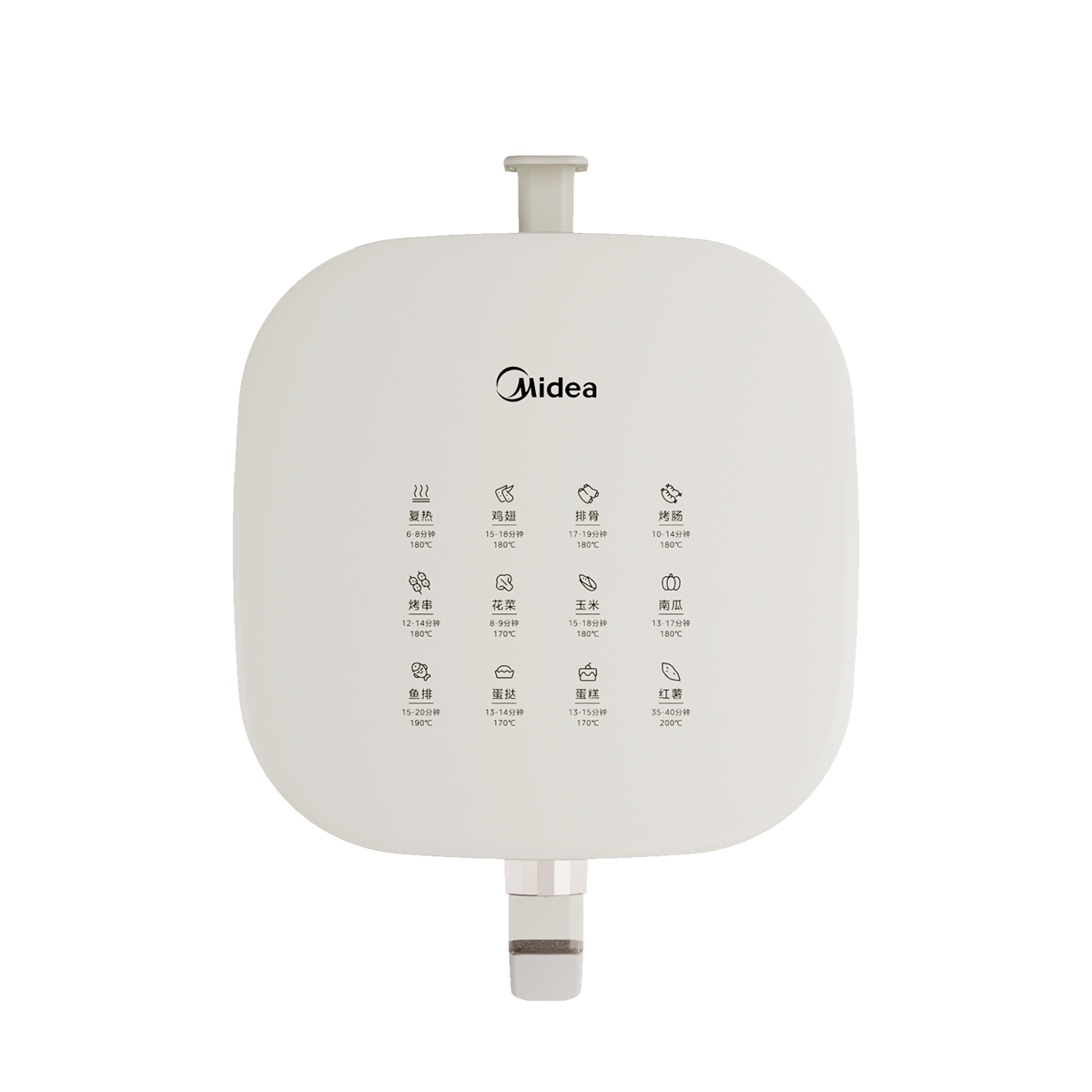 美的 空气炸锅 MF-KZE6086  透明可视 大容量家用6L