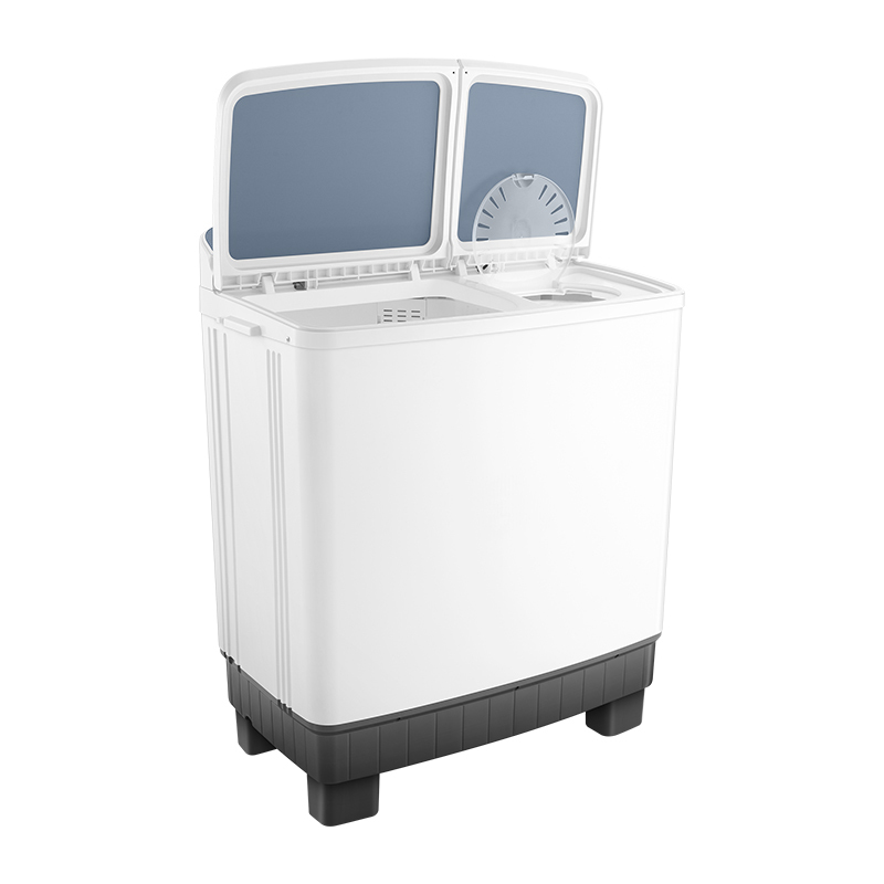 美的12KG双桶洗衣机 一级能效 快净科技 双电机  MP12S166