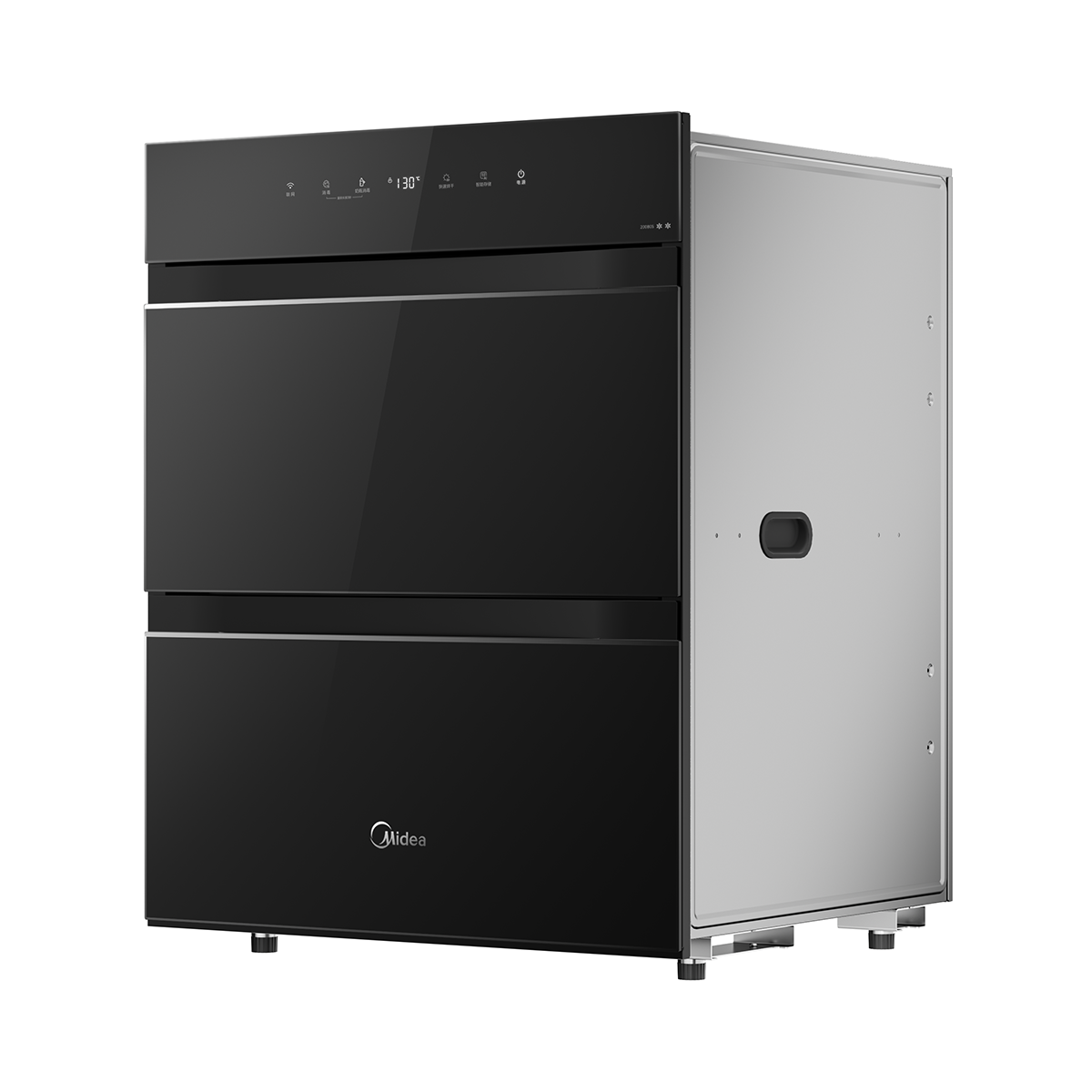 美的消毒柜200B05嵌入式 180L三层三抽 专业级母婴消毒 二星级消毒