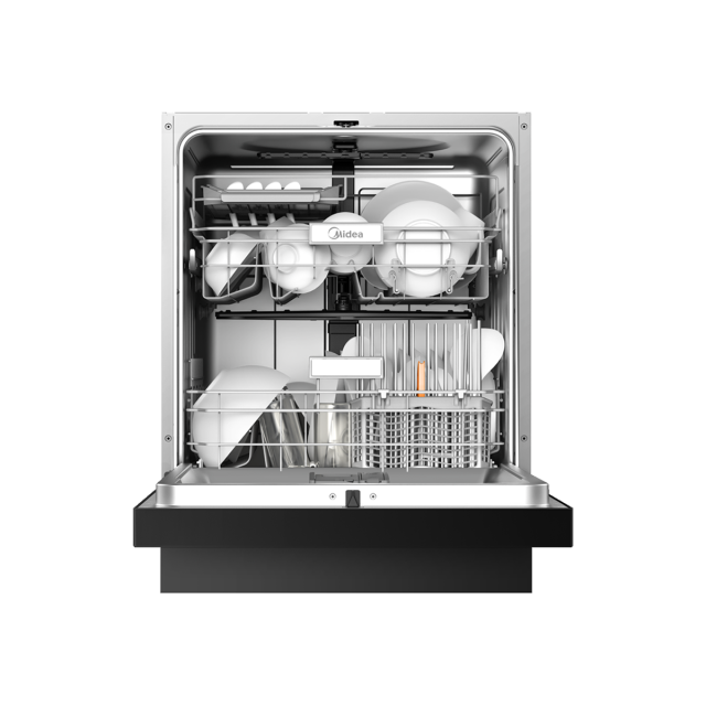 美的洗碗机晶焰S62Pro-M嵌入式 15套大容量   五臂飓风洗 105°热风烘干 四星消毒