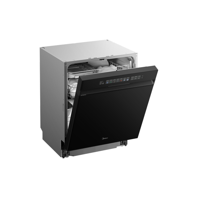 美的洗碗机晶焰S62Pro-M嵌入式 15套大容量   五臂飓风洗 105°热风烘干 四星消毒