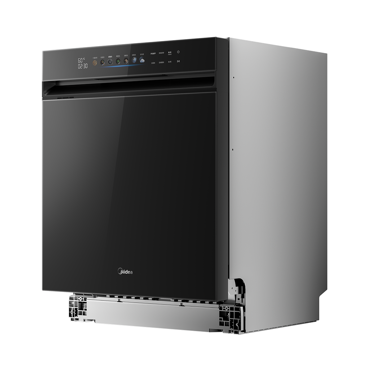 美的小西梅晶焰万向洗碗机GX1200Max 21套 万象飓风洗 105°热烘 一级速干