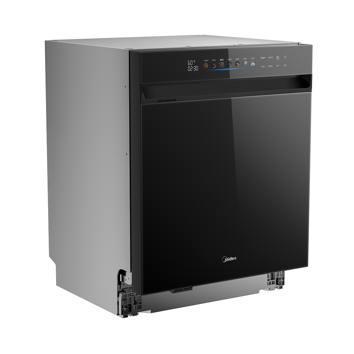 美的小西梅晶焰万向洗碗机GX1200Max 21套 万象飓风洗 105°热烘 一级速干