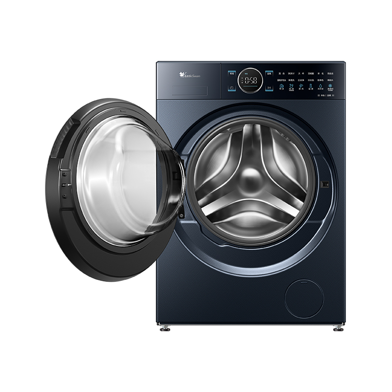 小天鹅纯平大容量【本色】12kg滚筒洗衣机 蓝氧护色洗 TG12B5 