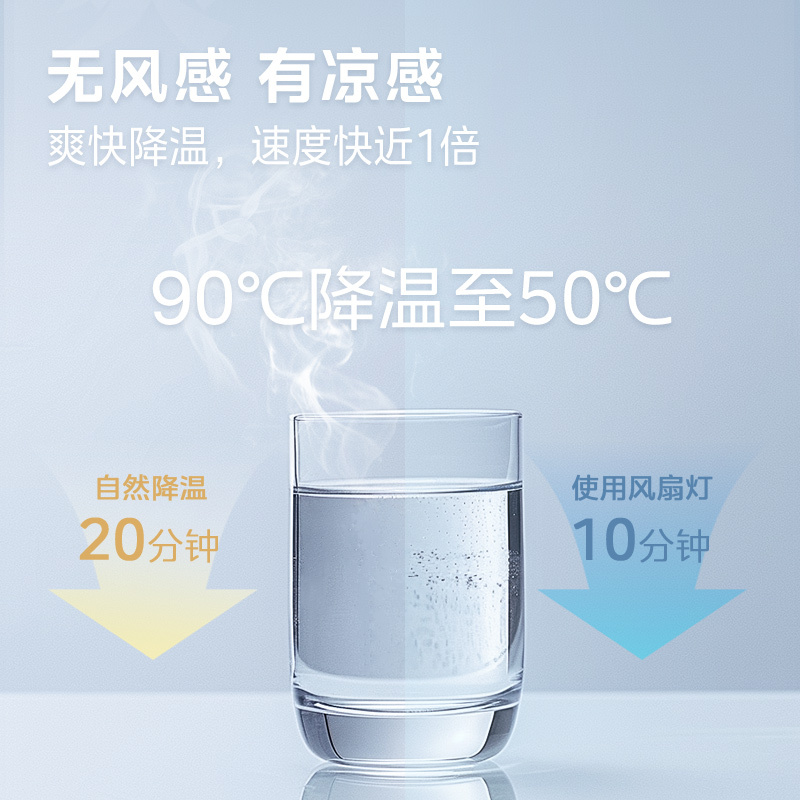 美的风扇灯吊扇灯 36寸三防-24W单色 至简风 MFY-T2401