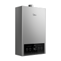 美的燃气热水器JSQ30-MK1恒温式 钛钢灰 12T 电辅加机械防冻 天然气